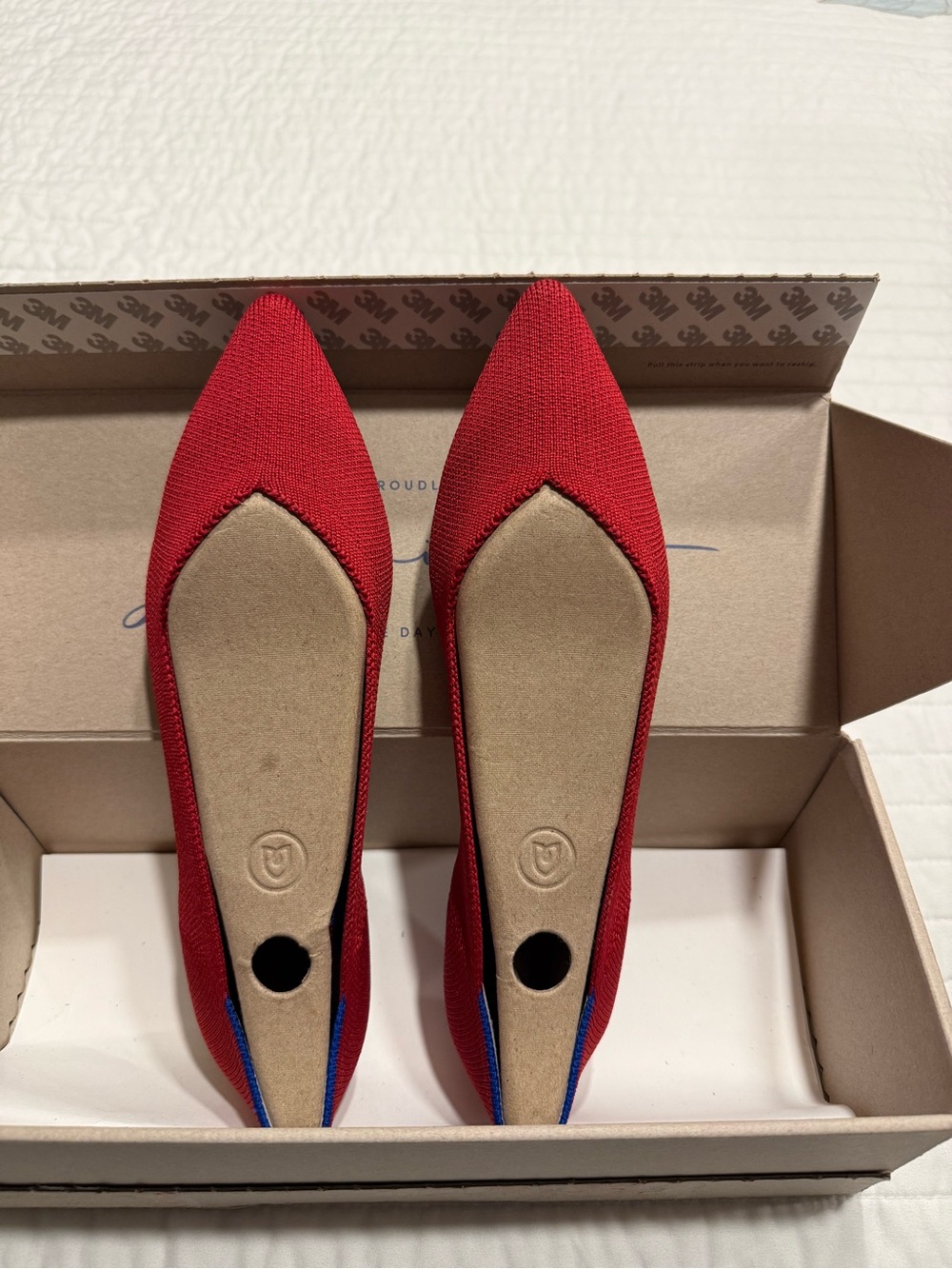 Rothy’s Chili Red Pointed Toe Women’s Flats